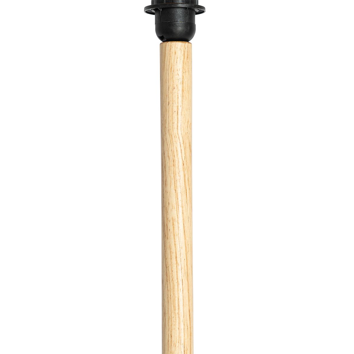 Landelijke vloerlamp hout zonder kap - Mels
