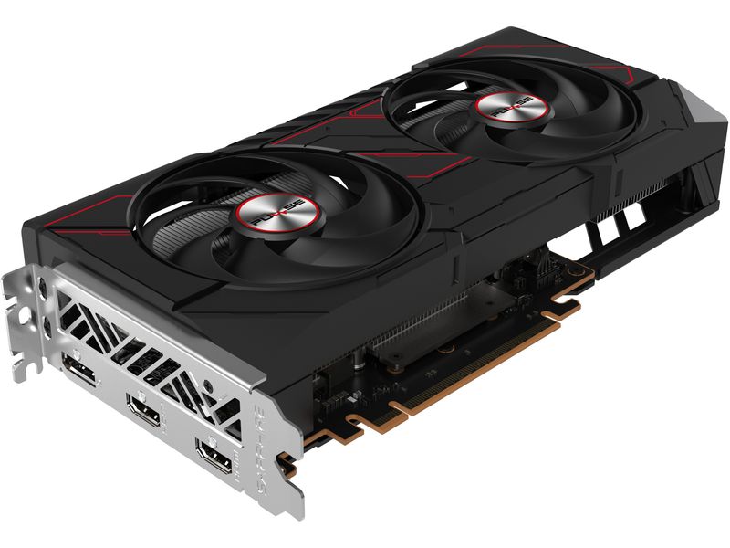 SAPPHIRE Grafikkarte AMD Radeon RX9060 XT PULSE OC 8GB GDDR Grafikkarte mit 8 GB GDDR6 Speicher