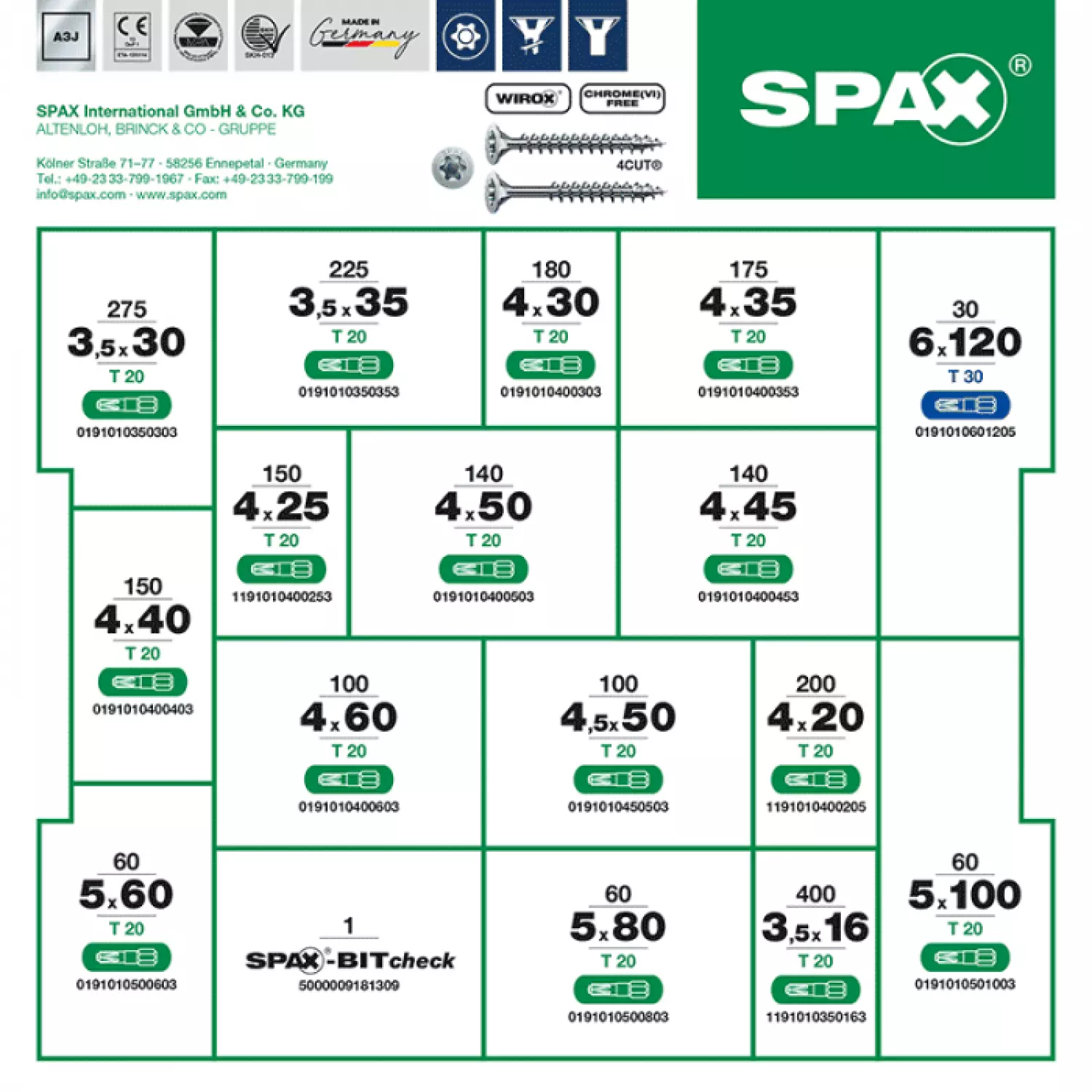 SPAX 5000009162019 Montagekoffer L-boxx - 1 stuk
