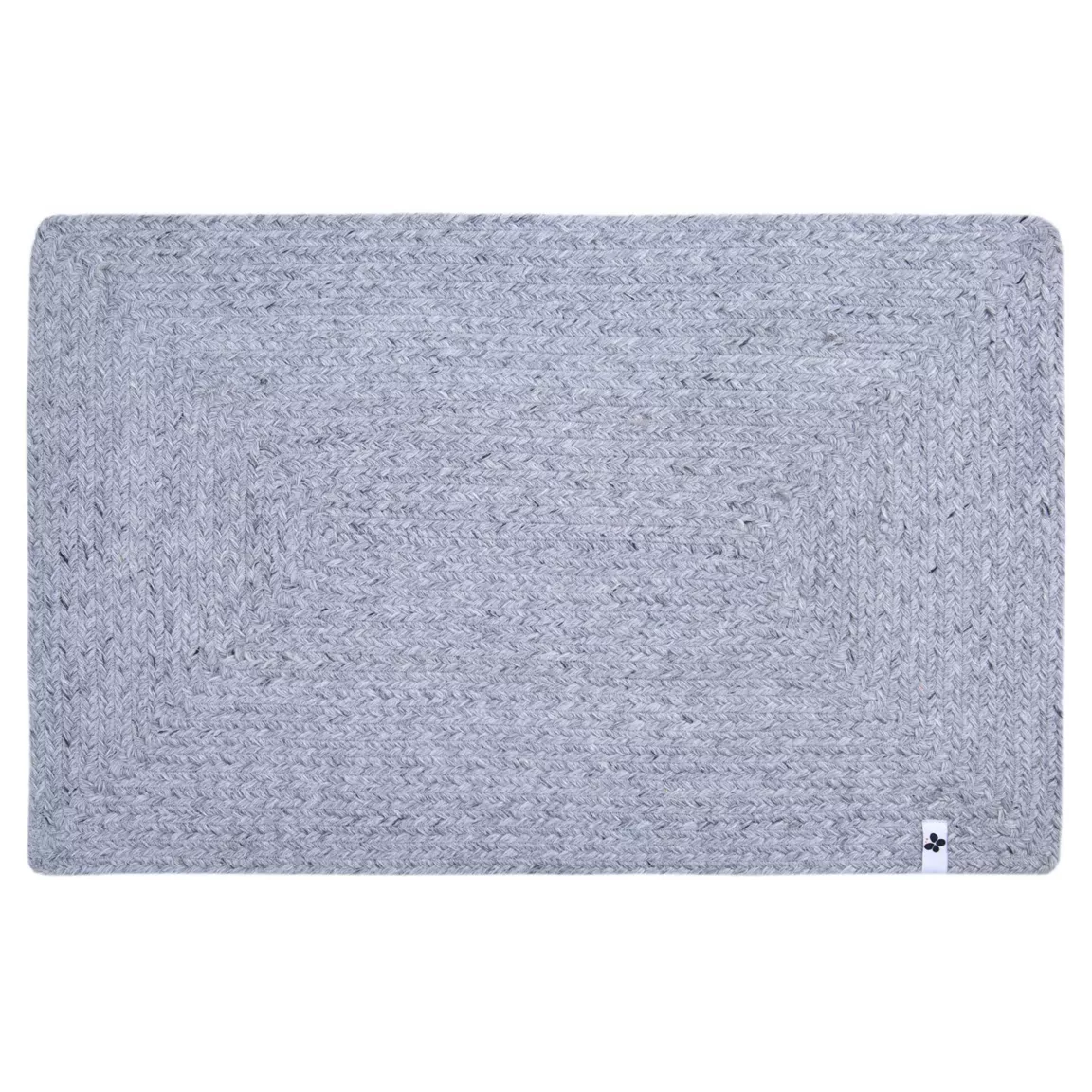 Tapis d'extérieur rectangulaire (50 x 80 cm) Pablo Noir cendré