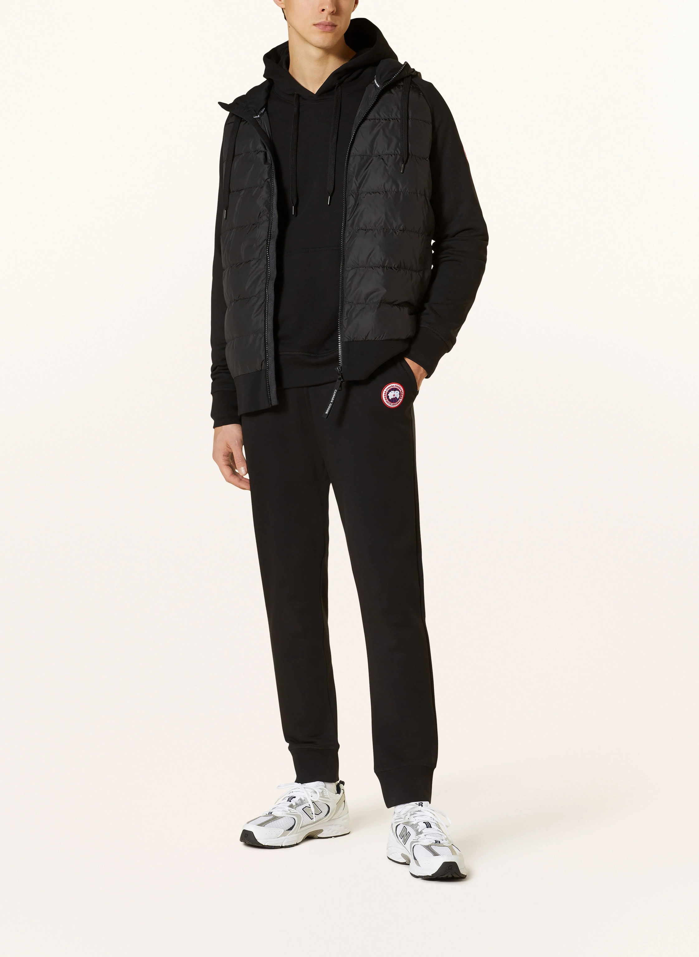 CANADA GOOSE Sweatjacke HYBRIDGE HURON im Materialmix