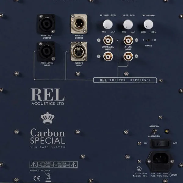REL Acoustics Carbon Special Caissons de basses