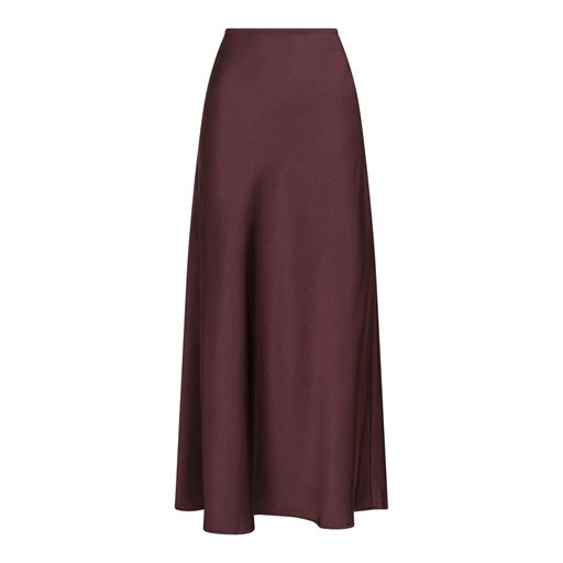 Neo Noir Vicky Heavy Sateen Nederdel, Burgundy, 36