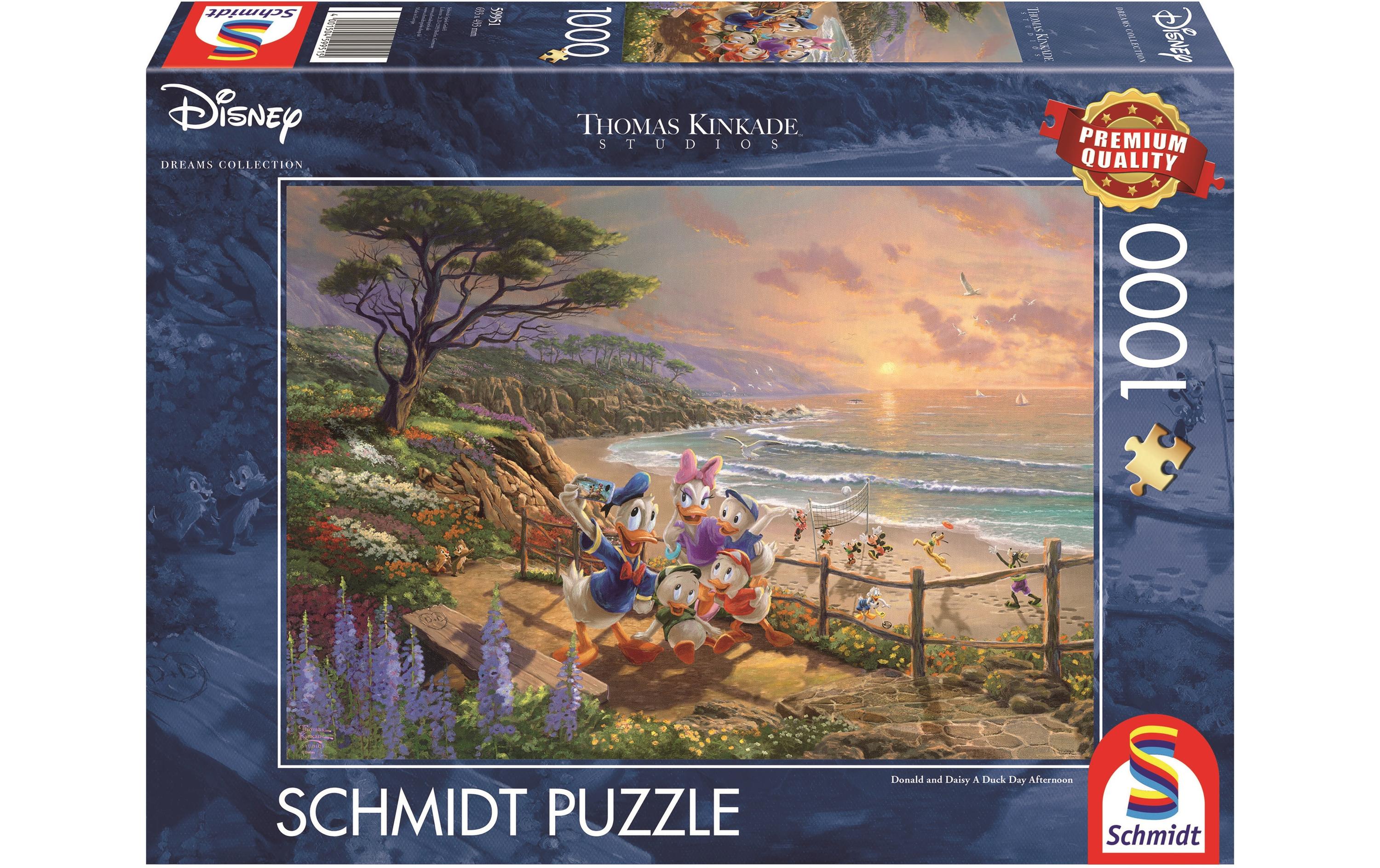 Puzzle Disney Donald & Daisy A Duck Day Afternoon1000 Teile – Erwachsenenpuzzle