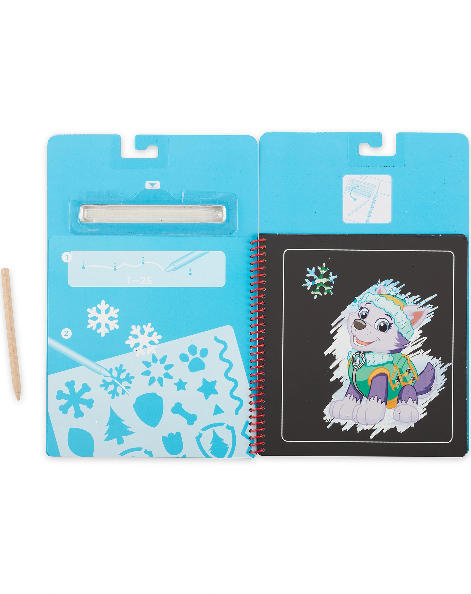 Kratzblock PAW PATROL - SKYE mit Holzstift