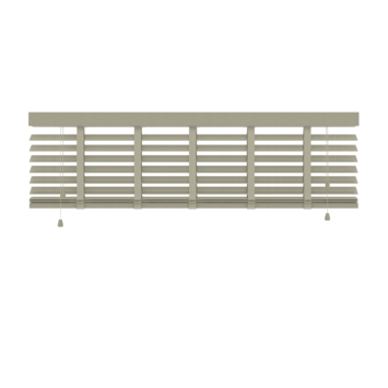 KARWEI houten jaloezie 50 mm leem (kleurnr. 945) 220x220 cm (bxh)