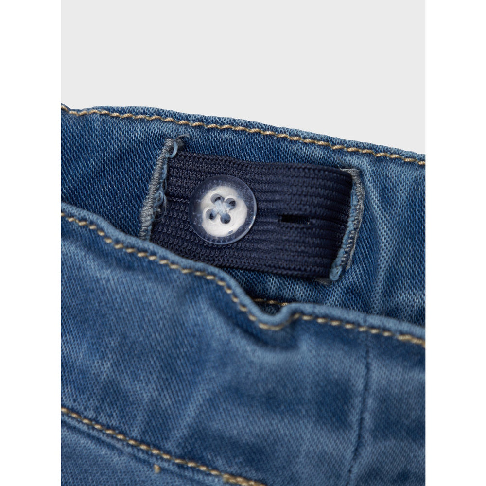 Køb Name It Medium Blue Denim Bella Wide Jeans Noos