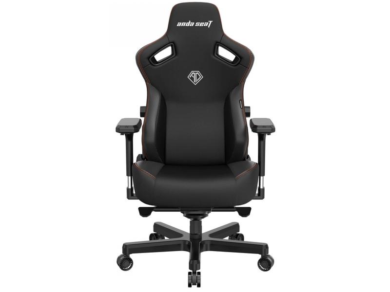 Anda Seat Gaming-Stuhl Kaiser 3 L Schwarz Gaming-Stuhl aus Kunstleder und mit einer Belastbarkeit von bis zu 120 kg