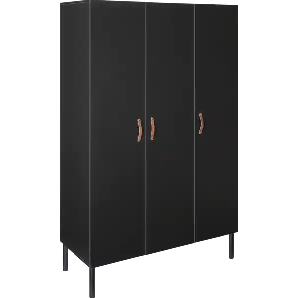 3-türigiger Schrank, Melody Black