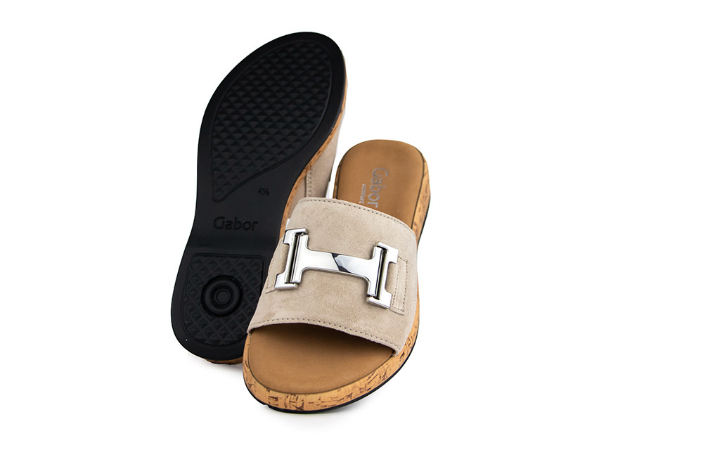 Gabor Slipper Oasi Suede Kurk