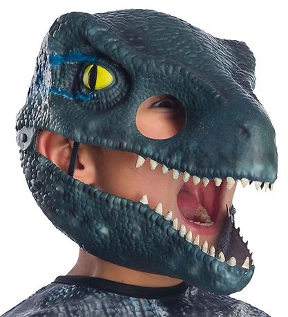 Rubies Udklædning - Jurassic WoRød - Velociraptor Maske