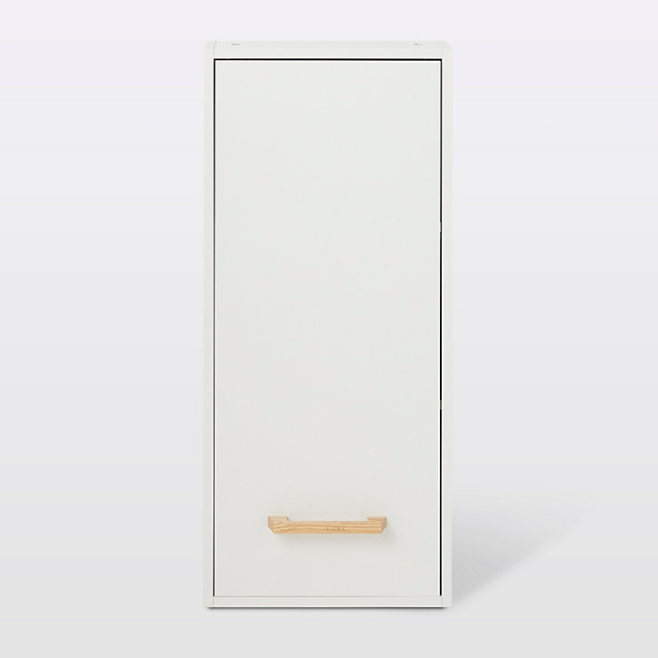 Armoire de salle de bains faible profondeur GoodHome Ladoga blanc L. 40 x H. 90 x P. 15 cm