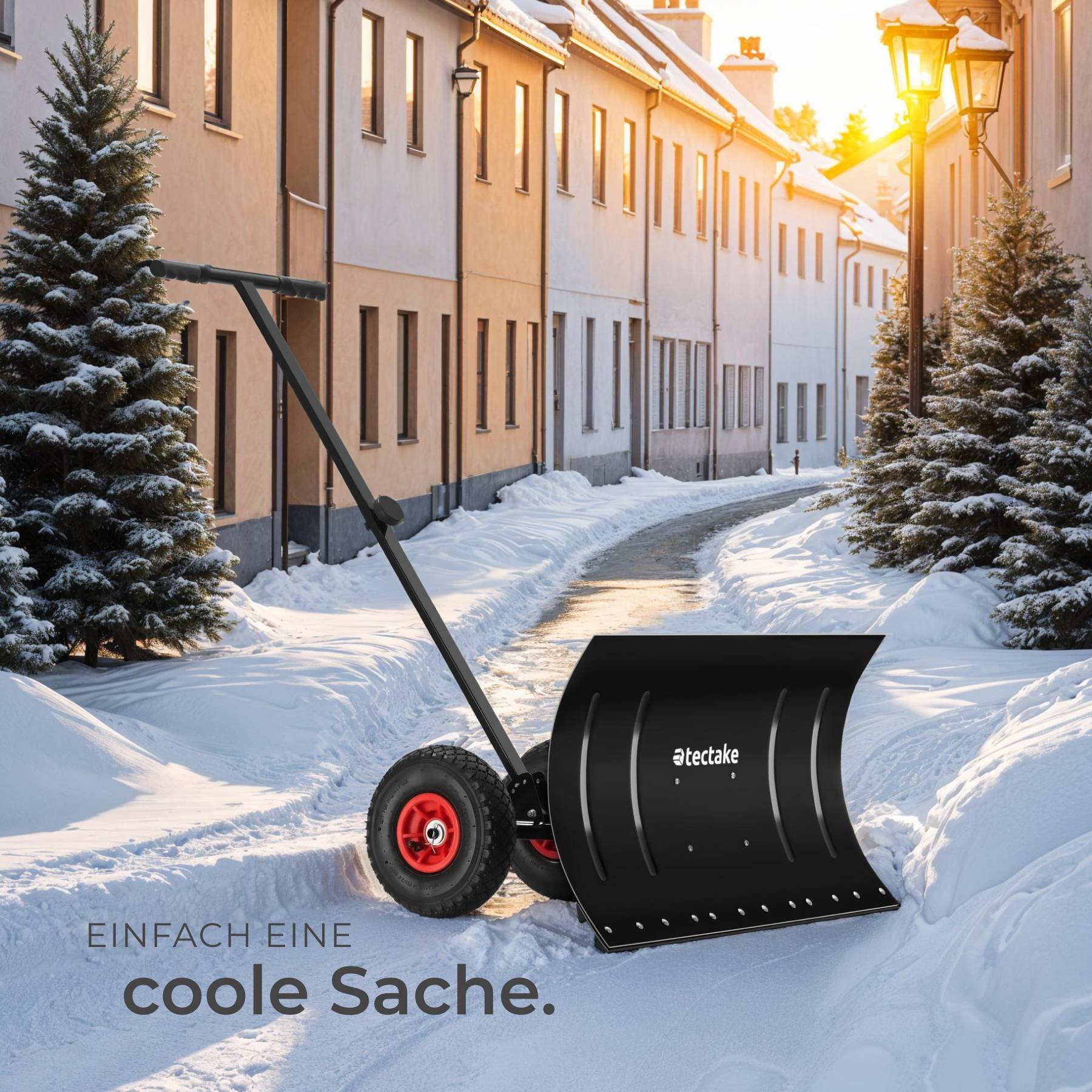 Schneeschaufel auf Rädern Muttler
