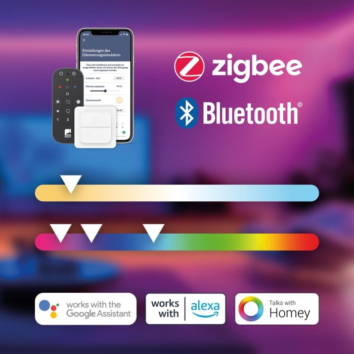 EGLO - Barbano-Z loftlampe sort 60,5x56x5 - RGB + TW - Zigbee, Bluetooth
