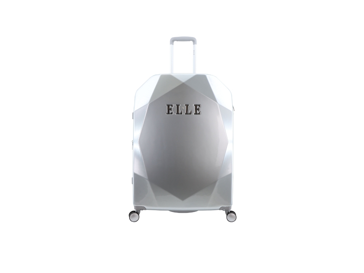 ELLE Diamond 76.5 cm reiskoffer - Silver