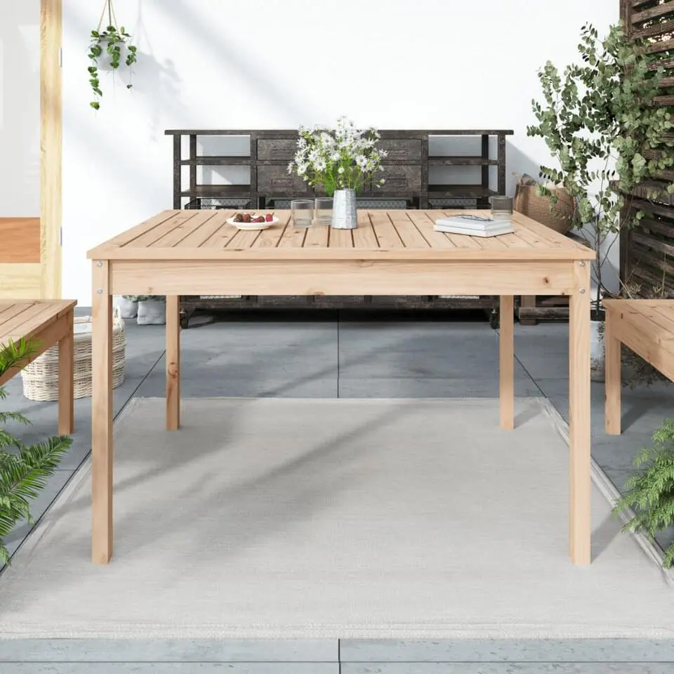 vidaXL - Tuintafel - Bruin - Grenenhout - 121 x 82.5 x 76 cm