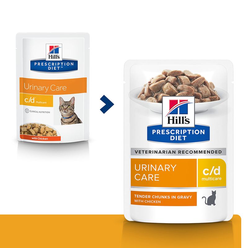 Hill's Prescription Diet c/d Urinary Care Multicare, poulet à prix discount sur bitiba.fr