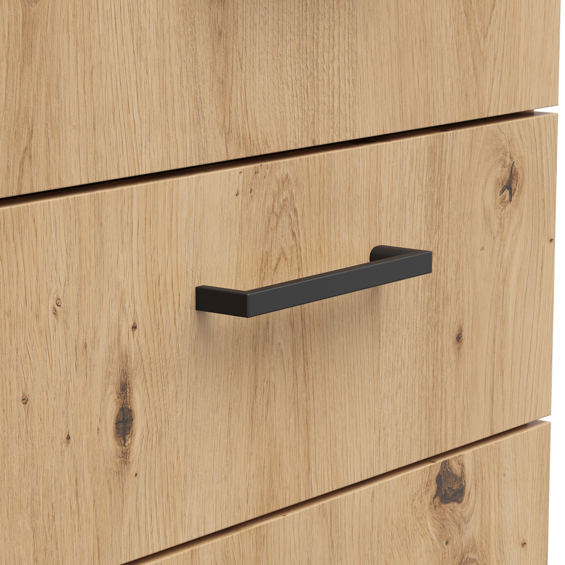 Kommode - Artisan Eiche - 7 Schubkästen - 45 cm