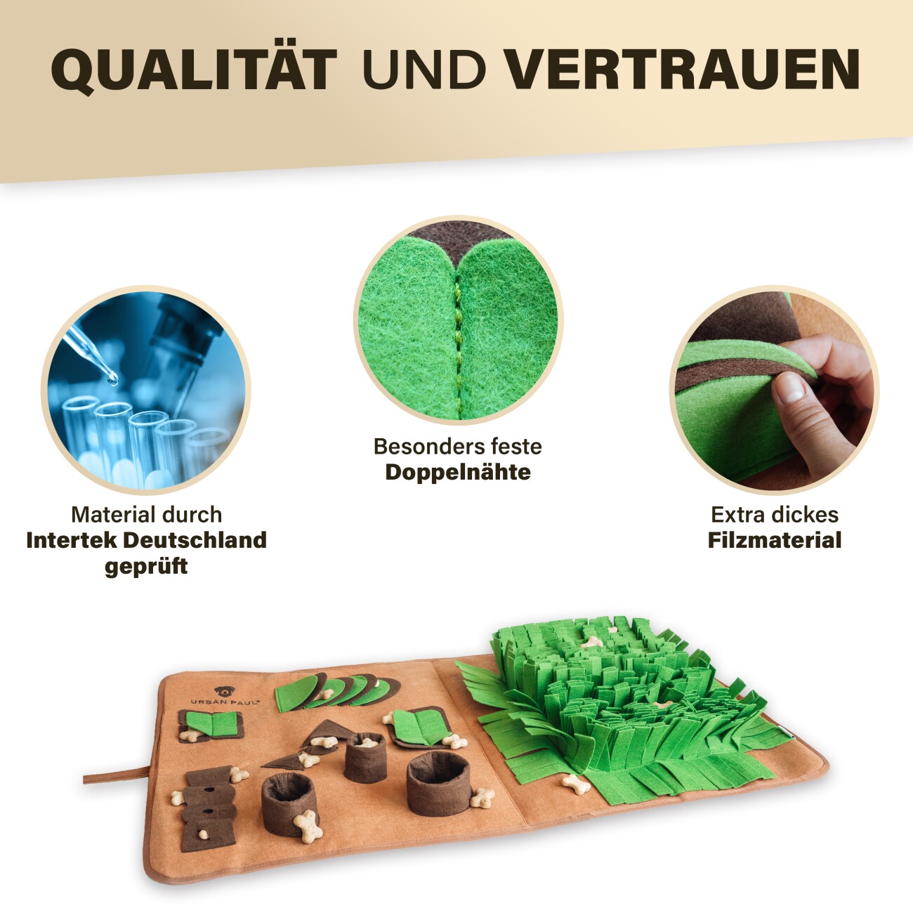 URBAN PAUL Schnüffelteppich - extra groß