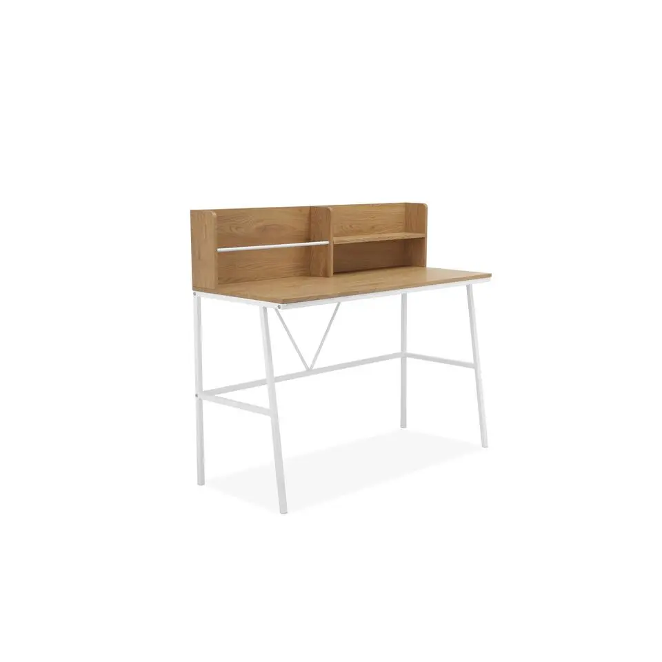 Livorno - Bureau wit eiken MDF