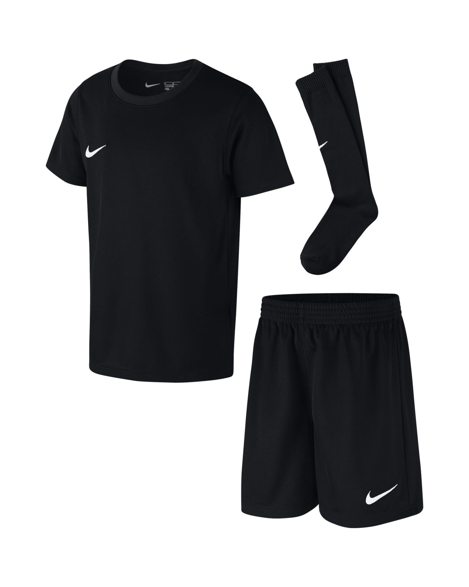 Ensemble match/entrainement Nike Park Kit Set Noir pour enfant