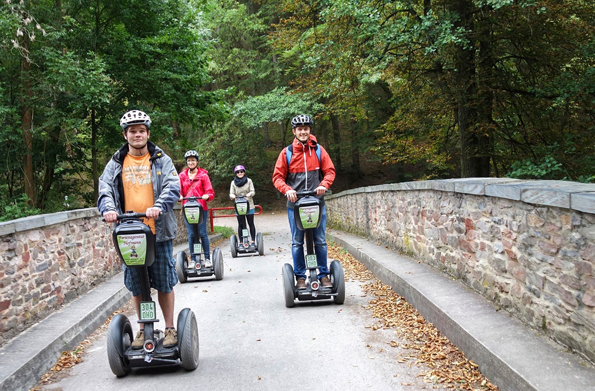 Segway Tour in Schwarzatal Erfurt als Geschenkidee