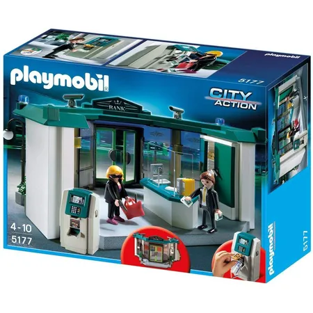 PLAYMOBIL® 5177 Polizei Bank mit Geldautomat