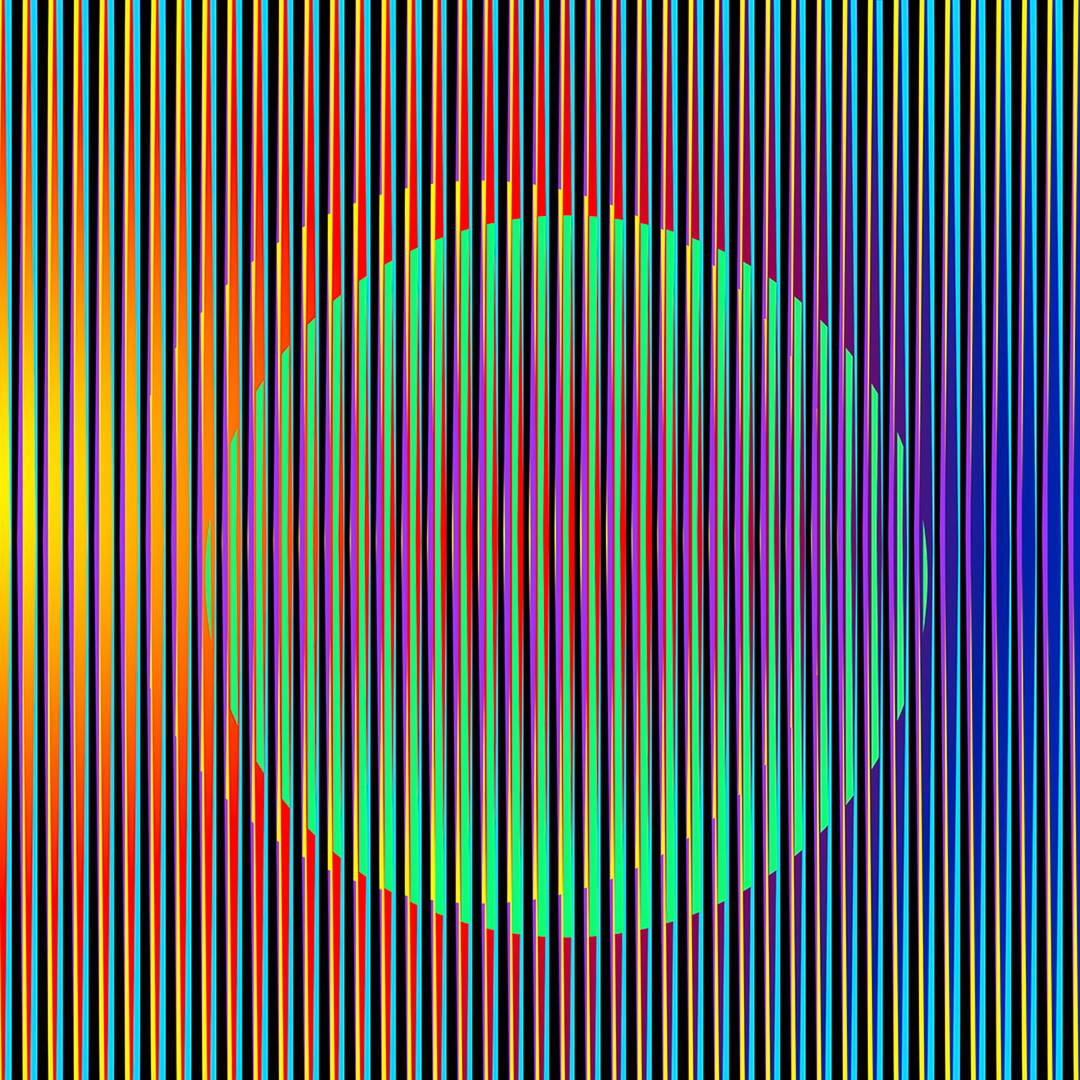 Chromatic Eclipse I by Pedro Blas - Limited Edition. Edition of: 150. Signed.