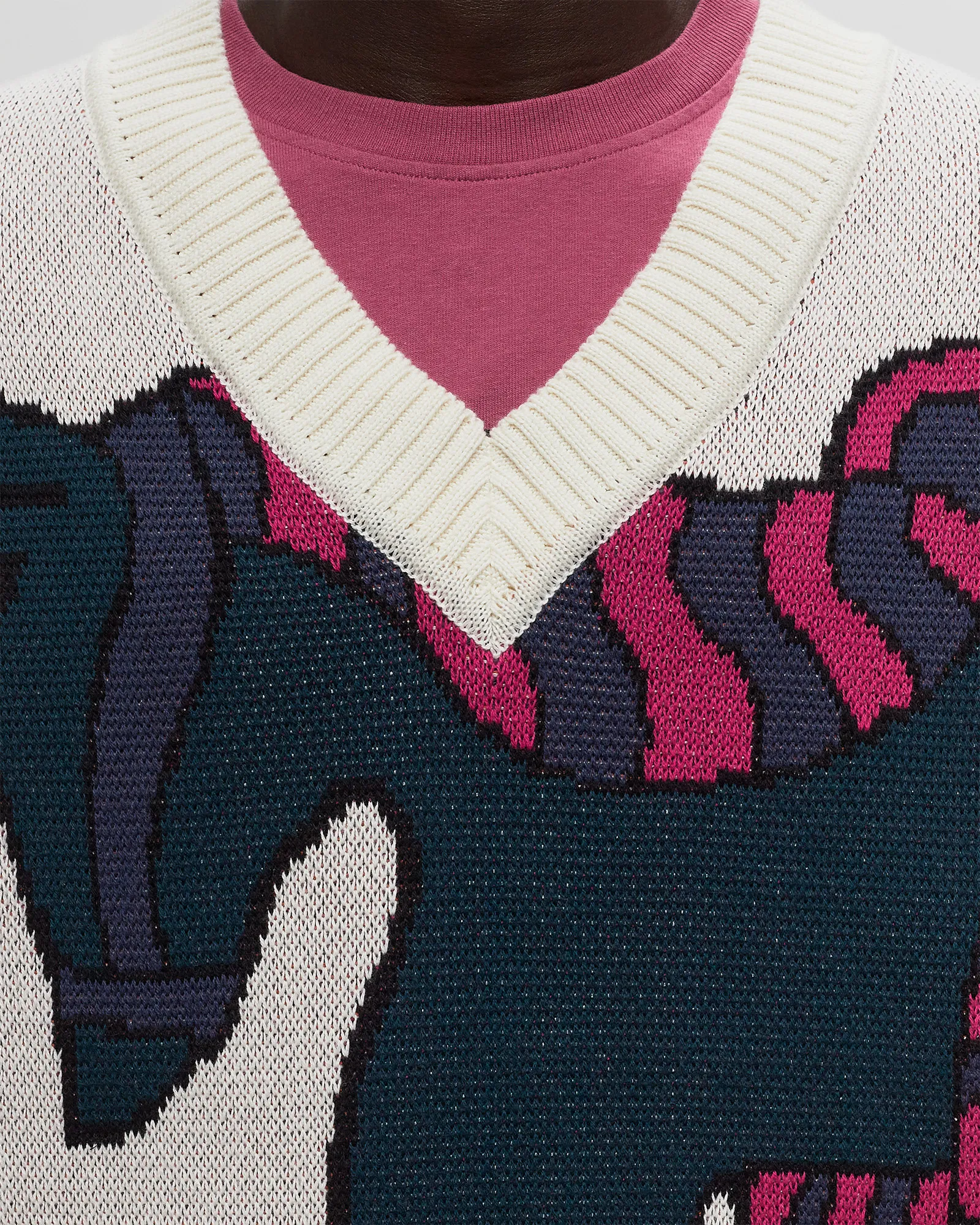 By Parra knitted horse knitted spencer