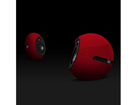 EDIFIER - Enceinte amplifiée 2.0 Luna Eclipse - Kit d'enceintes Design 2.0 Bluetooth Rouge 7...