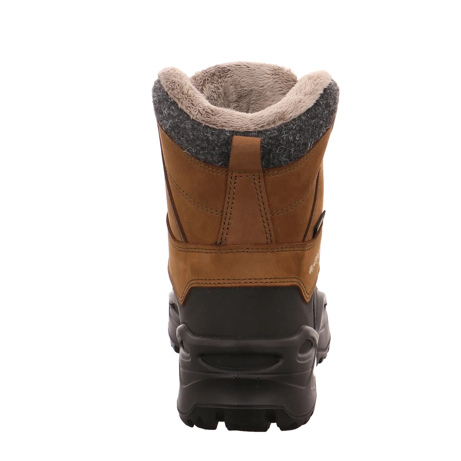 LOWA Jungen- Snowboot Membran Braun Textil  Winterstiefel