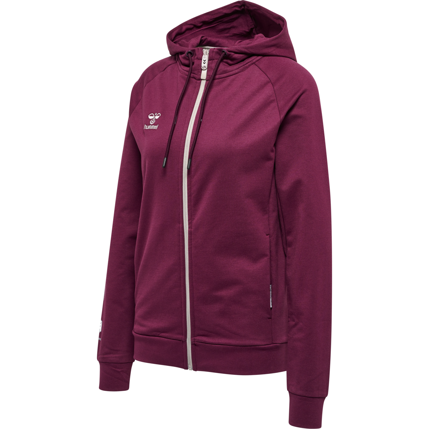 hmlMOVE GRID COTTON ZIP HOODIE WOMA