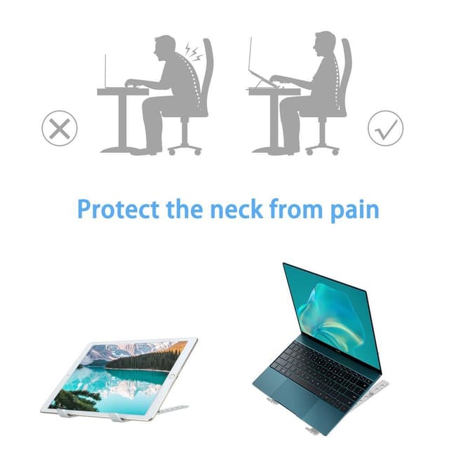 Tabletholder Bærbart og ergonomisk tabletstativ