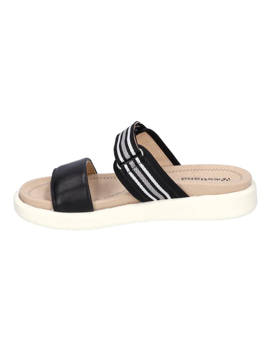 Sandale Albi 04, schwarz-kombi