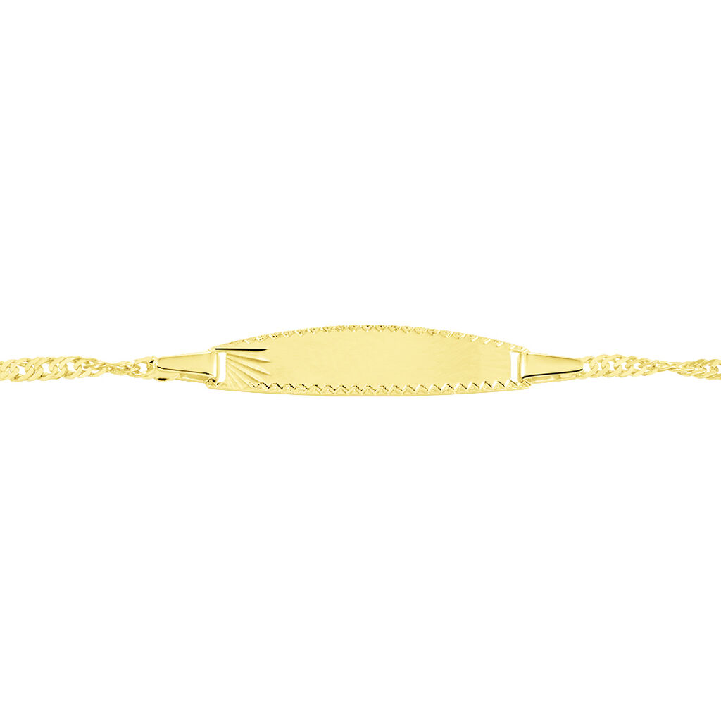 Bracelet Identite Bebe Or Jaune Eowyn