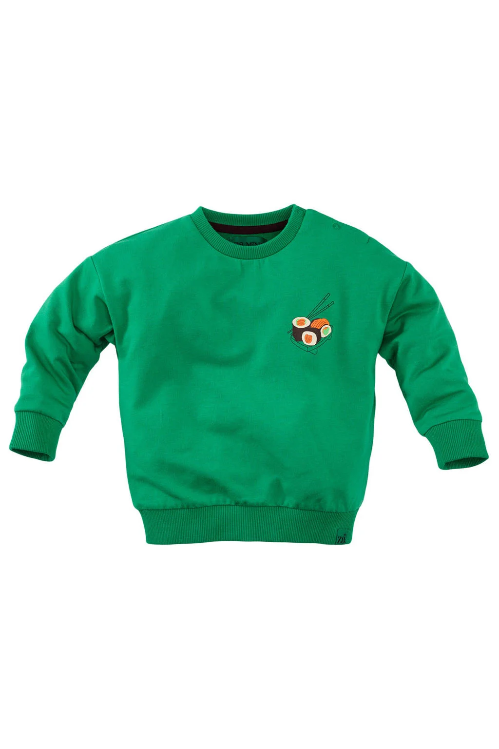 Z8 mini sweater Tijl met backprint groen
