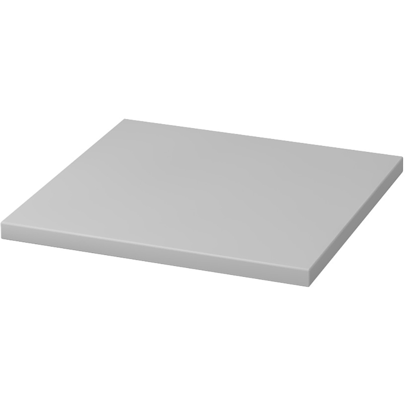 Zusatztablar für Regale Tarys mit Faltrückwand, 40 cm, grau