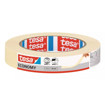 Tesa schilderstape universeel beige 19 mm x 50 m