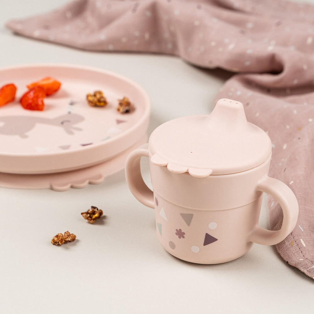 Køb DonebyDeer Celebration Powder Foodie Spisesæt Med Sugekop