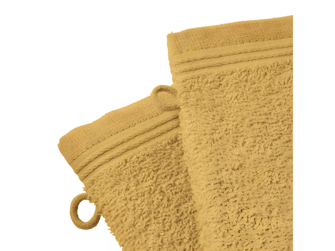 Lot de 2 gants de toilette 