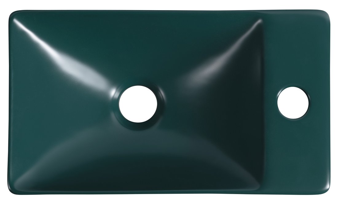 Sapho Margitha fontein rechts 38x22x10cm groen donker