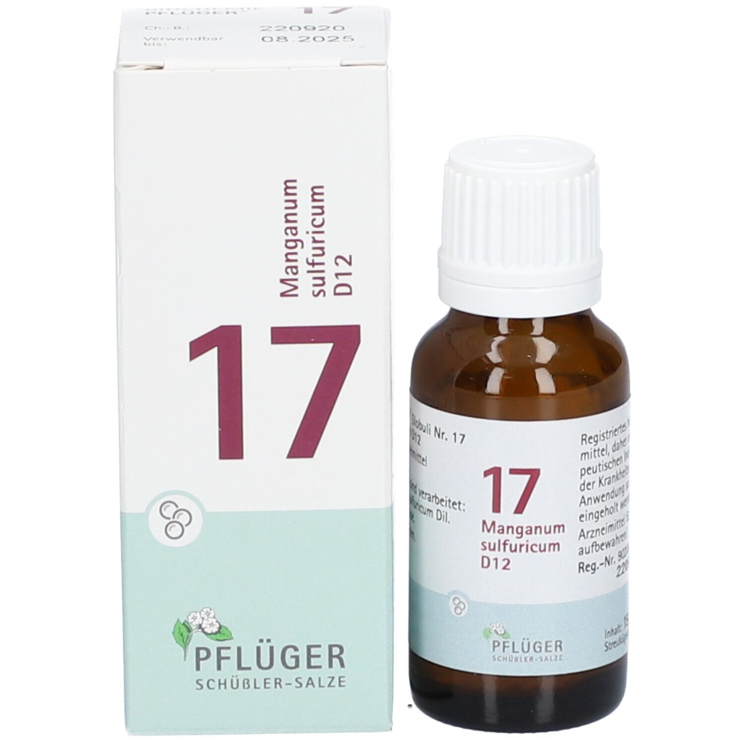 BIOCHEMIE PFLÜGER® Nr. 17 Manganum sulfuricum D12