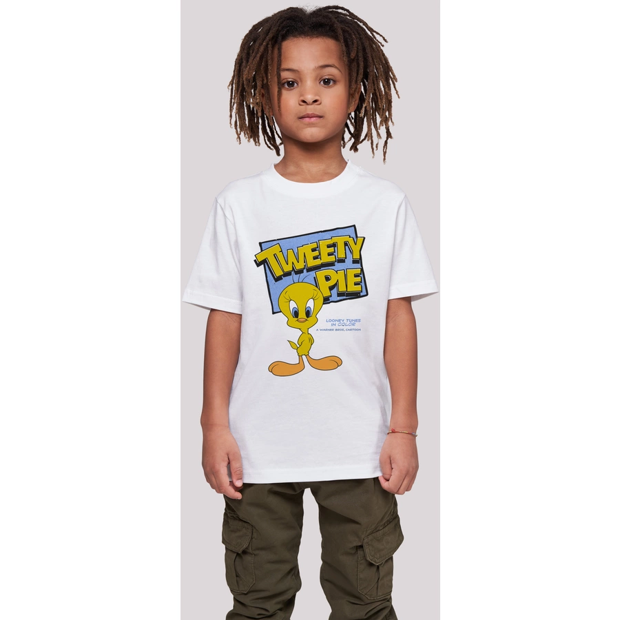 F4NT4STIC T-Shirt Looney Tunes Classic Tweety Pie weiß
