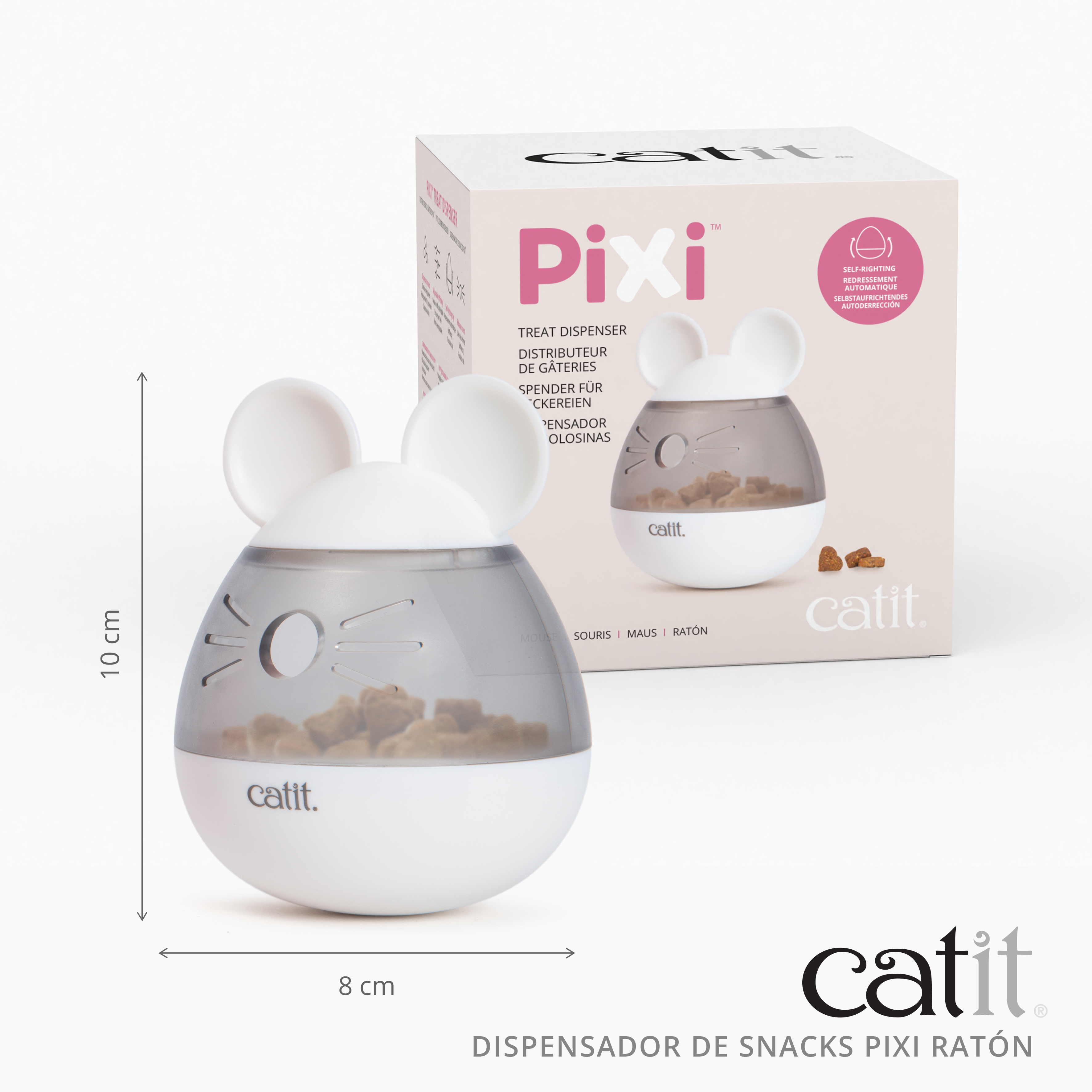 Dispensador de petiscos para gatos Catit PIXI Mouse