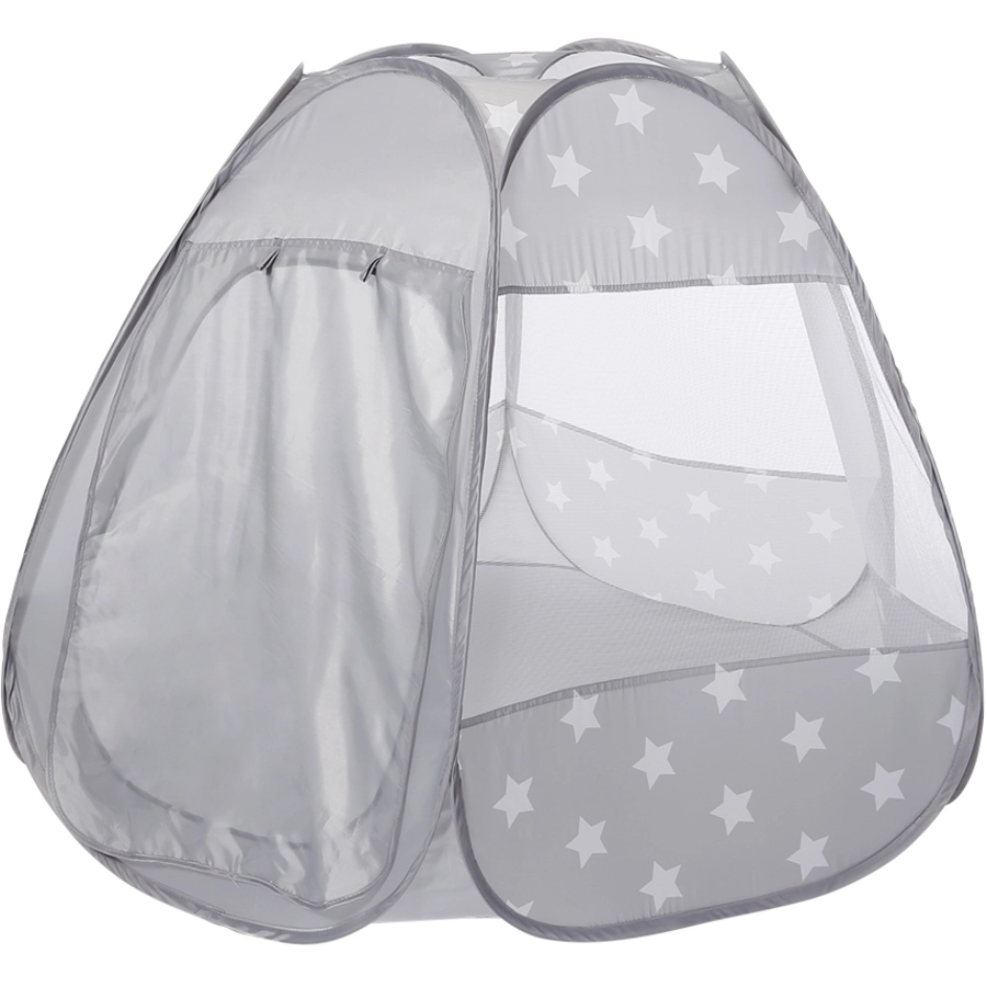 knorr toys® Spielzelt Bellox inkl. 50 Spielbällen white stars, grau