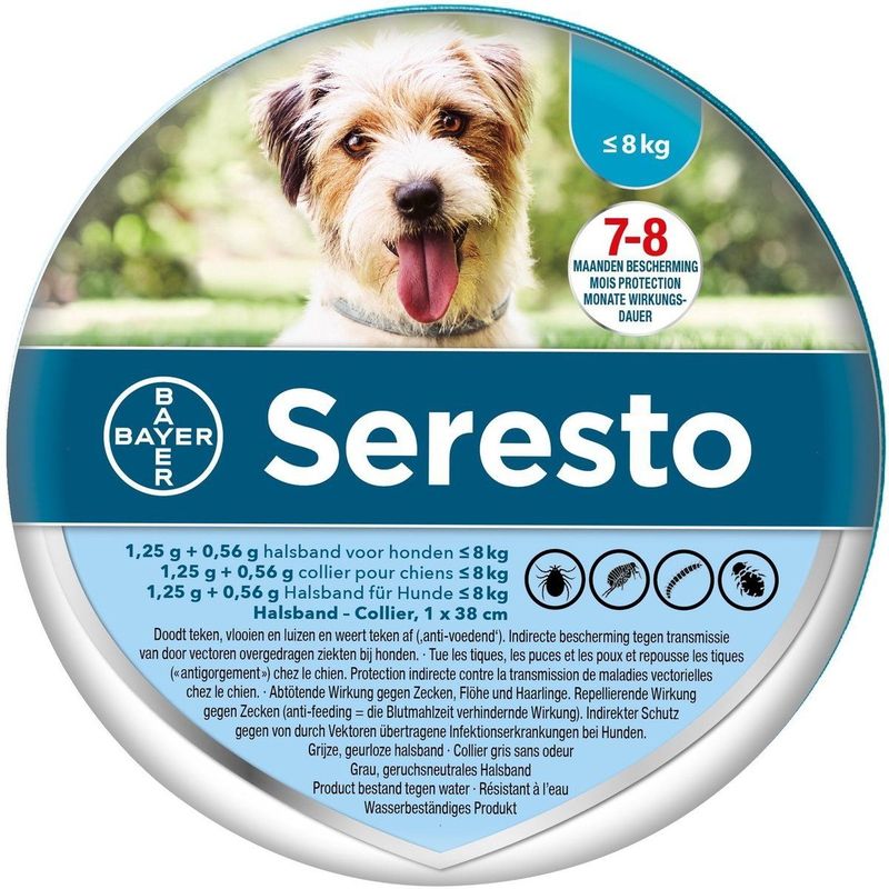 Seresto - Anti Teken- en Vlooienband Hond - 38 cm - 1 stuk