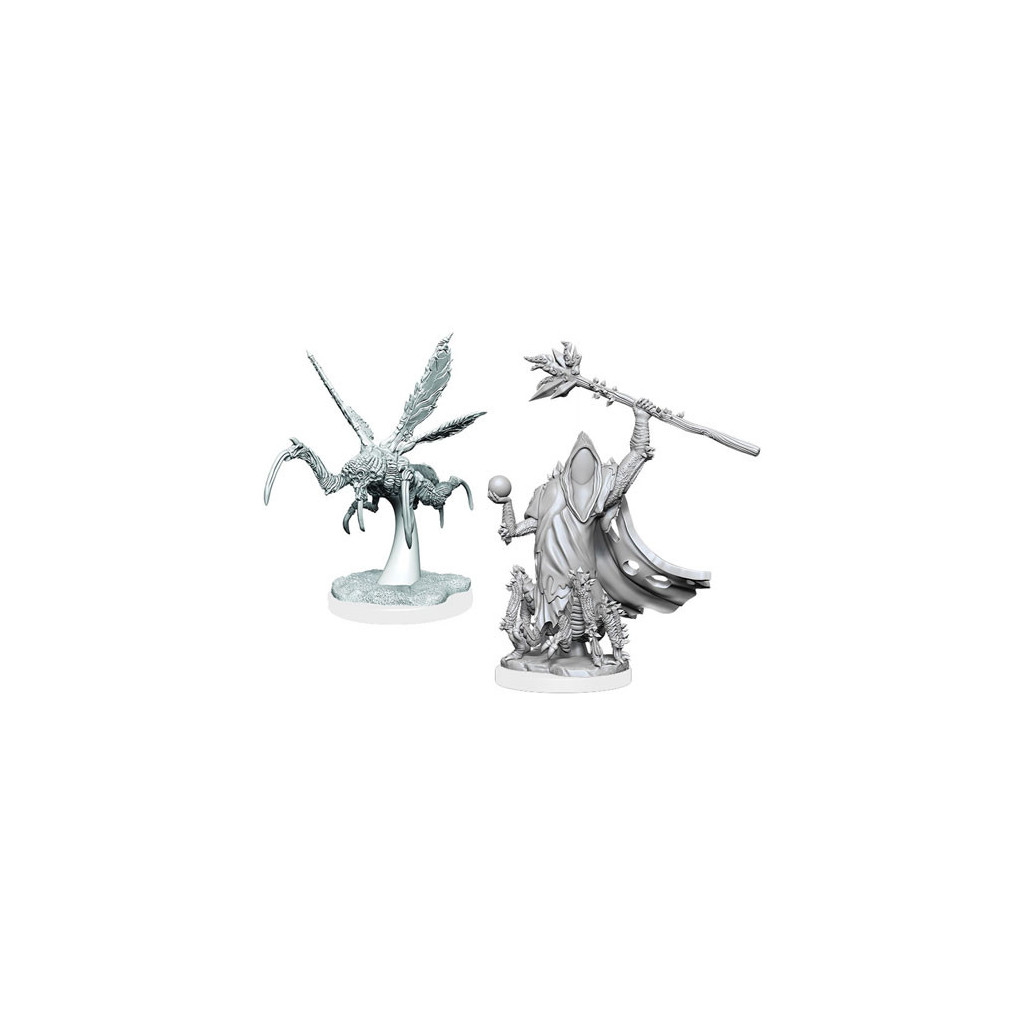 Critical Role Unpainted Miniatures: Core Spawn Emissary and Seer