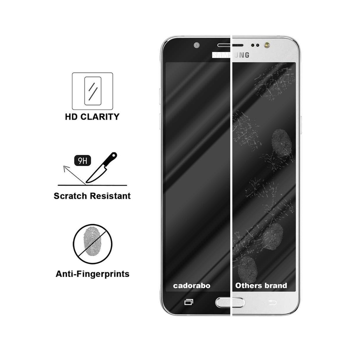 Samsung Galaxy J7 2016 Skjermbeskytter Skärmskydd