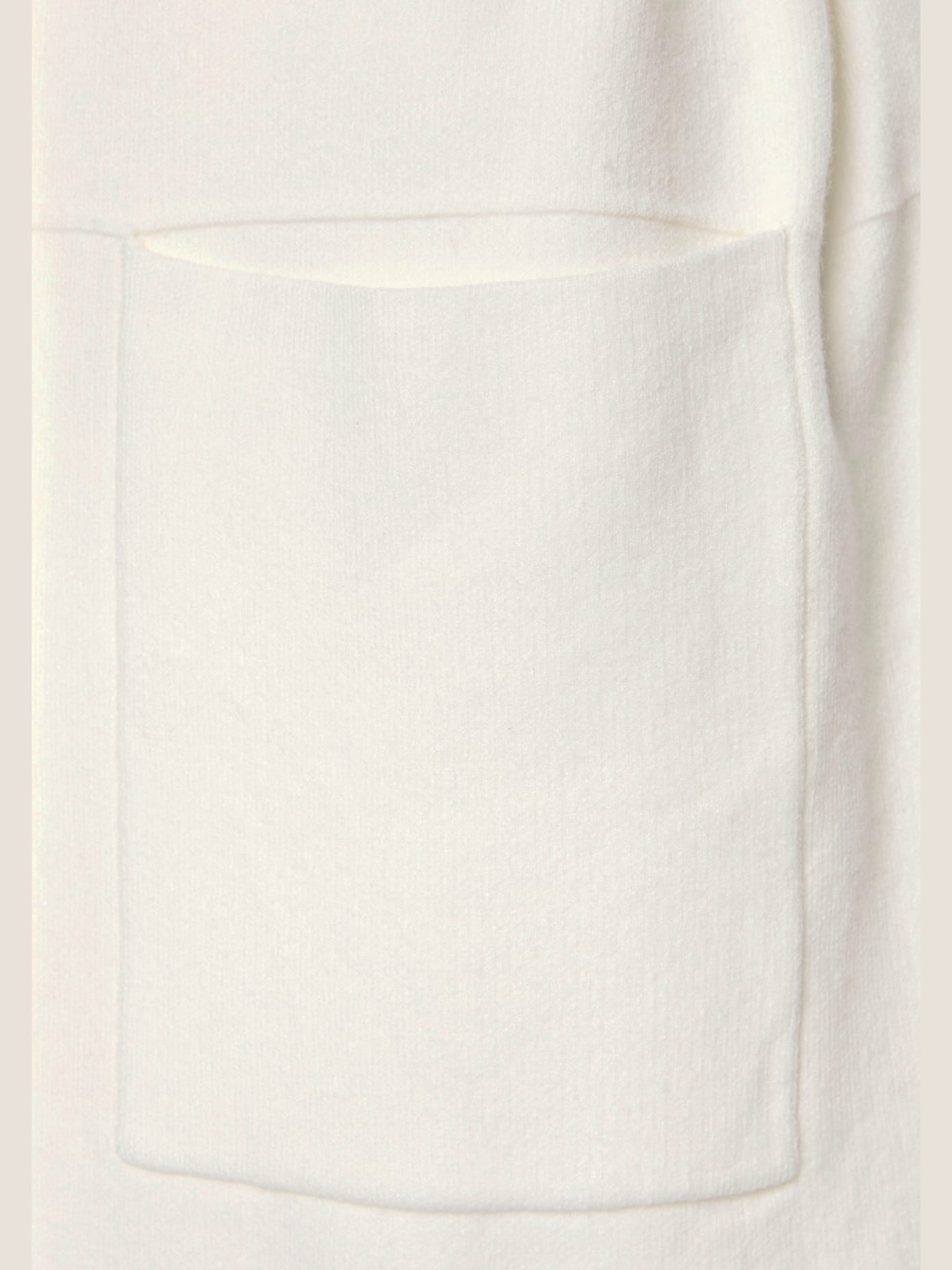 Manteau en tricot forme ouverte sans fermeture