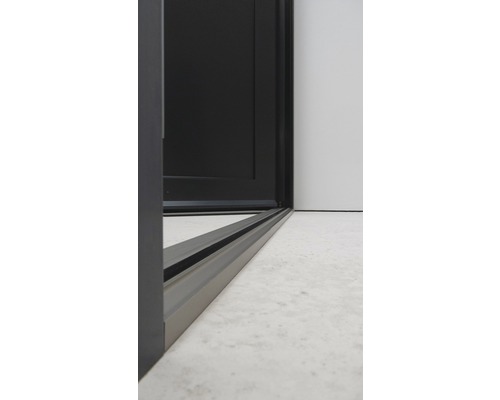 Aluminium voordeur Oregon wit 1100 x 2100 mm rechts